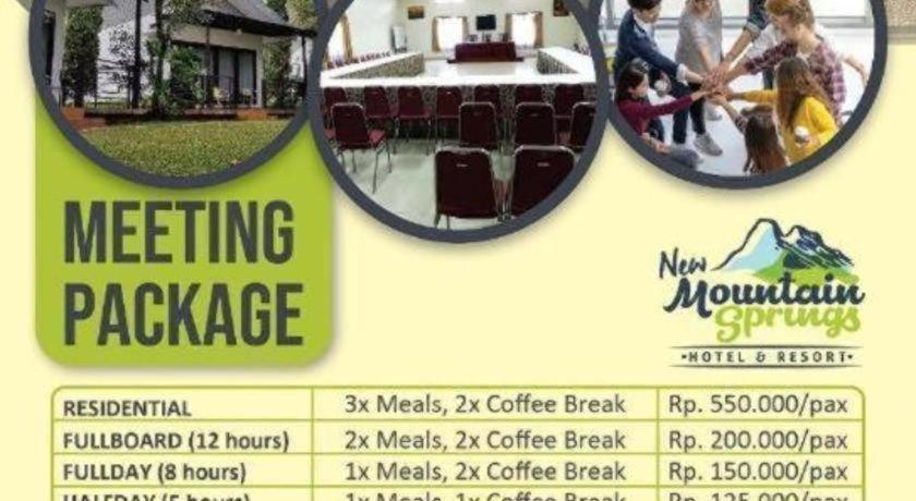 New Mountain Springs Hotel & Resort Lembang Exterior foto